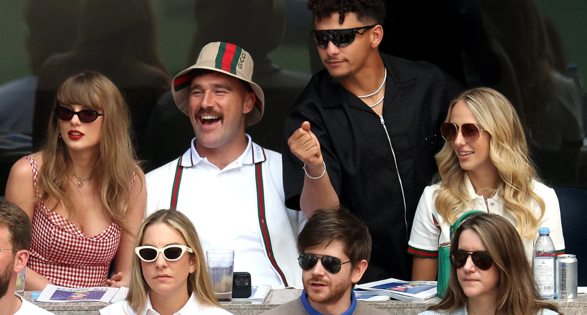 Taylor Swift and Travis Kelce Join Patrick and Brittany Mahomes at U.S. Open Finals