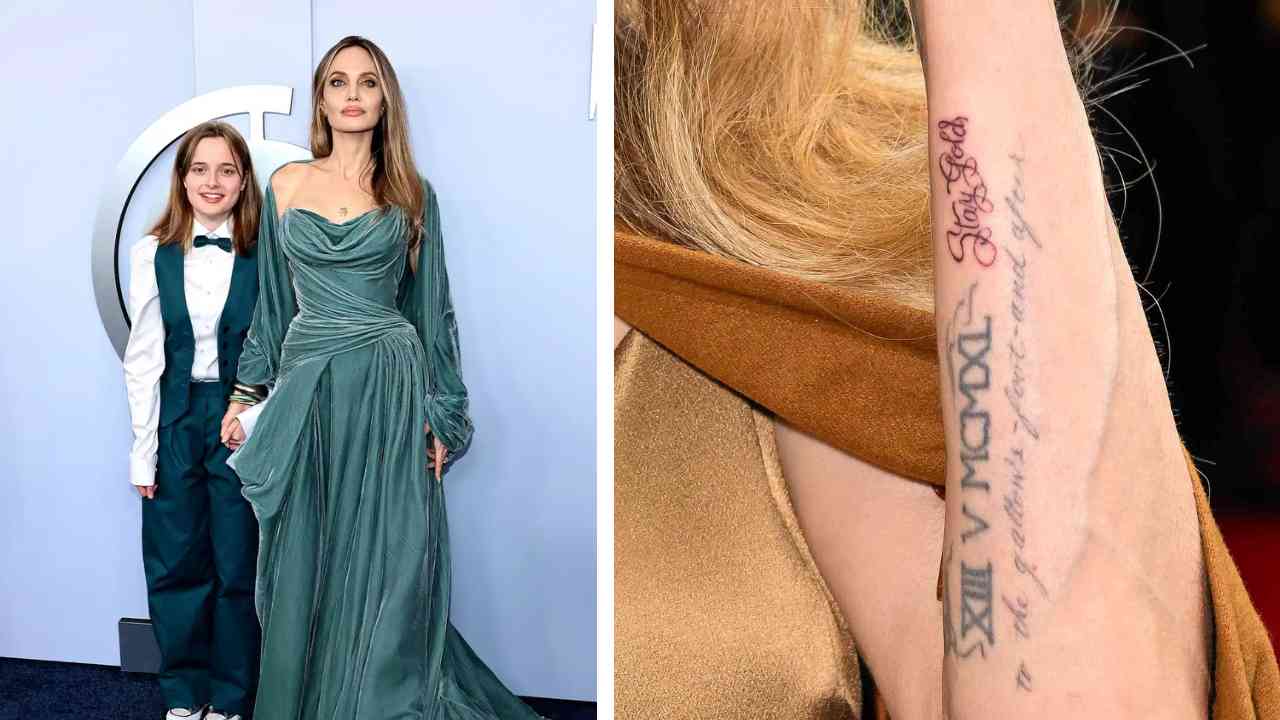 Angelina Jolie Reveals the Meaning Behind Her New Tattoo with Daughter Vivienne!